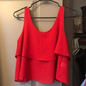 Red tank top
